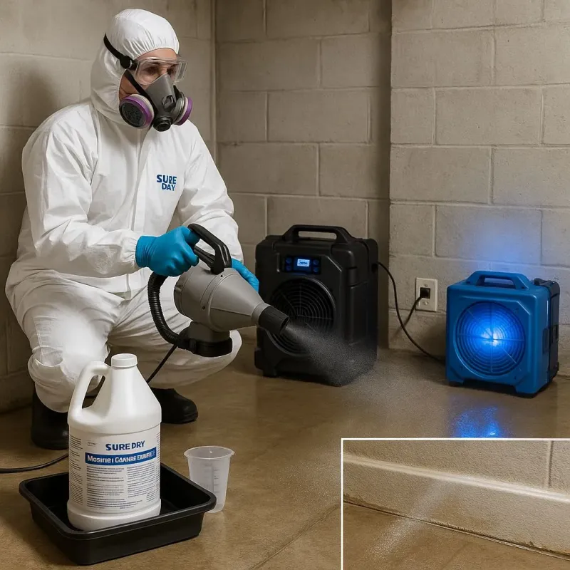 Sanitization and Odor Removal process in Saranac, MI