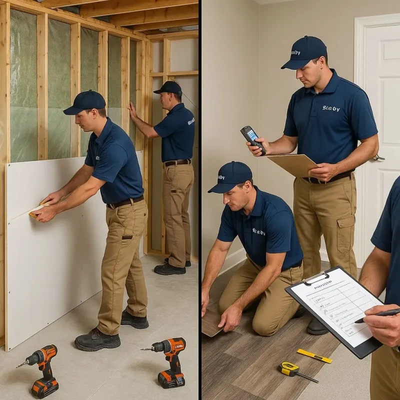 Repairs and Reconstruction process in Saranac, MI